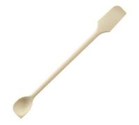 Applicateur pour masque, Ensemble de spatules et brosses for masque facial en Silicone, grattoir à Double extrémité, multicolore, 6 pièces(White)