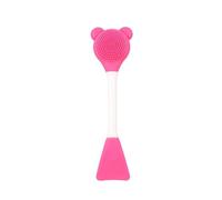 Applicateur pour masque, Silicone 2 en 1 for points noirs. Masque nettoyant brosse spatule outil de nettoyage profondeur multicolore(Rose Red)