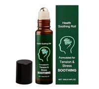 Applicateur Roll-On d'Huile Apaisante pour la Tête | 10ml Bâton Rafraîchissant Naturel Pour La Santé Personnelle | Huile Apaisante Pour La Tête Rafraîchissante | Pour Adultes Famille Amis Lui Femmes H