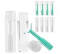 Applicateur Ventouse pour Lentilles de Contact Souples en Silicone, 10 Pièces, Outil Pratique pour Lentilles RGP et Souples, Boîte de Rangement Incluse, Hygiène Avancée