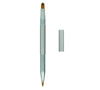 Applicateurs de pinceaux à lèvres professionnels exquis - Pinceaux à lèvres rétractables - Pinceau de maquillage brillant à lèvres pour femmes et filles (vert clair)