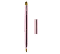 Applicateurs de pinceaux à lèvres professionnels exquis - Pinceaux à lèvres rétractables - Pinceau de maquillage brillant à lèvres pour femmes et filles (rose vif)