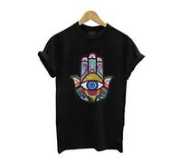 Application de patch à sequins main et œil, à coudre ou à coller, pour vêtements, 20x24cm, léger