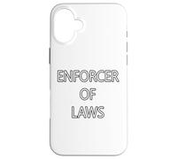 Application des lois Coque pour iPhone 16 Plus