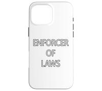 Application des lois Coque pour iPhone 16 Pro Max