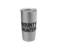 Application du cautionnement de l'agent de récupération fugitif de chasseur de primes Gobelet isotherme en acier inoxydable double paroi
