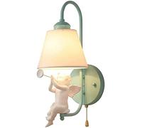 Application murale de la chambre for enfants, lampe rétro créative, luminaire mural en métal E27 avec chaîne traction for le couloir du salon