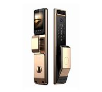 Application Reconnaissance faciale 3D automatique Sécurité Biométrique intelligente Empreinte digitale Smart Lock avec caméra (couleur : Y3P Gold30240 D BAT)