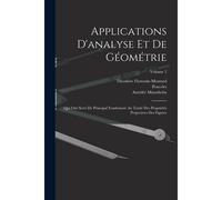 Applications D'analyse Et De Géométrie