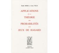 Applications de la théorie des probabilités aux jeux de hasard