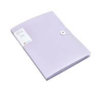 Applications étendues Sac de fichiers A4 30/60 Pages, classeur Transparent, rangement dossiers, papier Test for étudiants, Organization Classification, fournitures bureau(Purple,Grand)