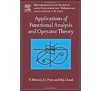 Applications Of Functional Analysis And Operator Theory
