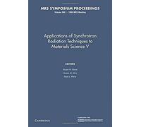 Applications Of Synchrotron Radiation Techniques To Materials Science V