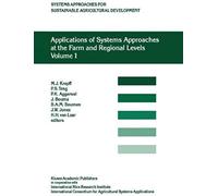 Applications Of Systems Approaches At The Farm And Regional Levels