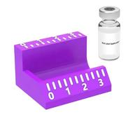 Applicatore Etichette Fiale - Strumento Riutilizzabile | Per Applicazioni Precise 3ml 10ml Cucina Cosmetici Trucco Olio Arte Fai Da Te Viaggio Casa Interni, ABS, Bianco