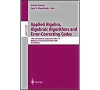 Applied Algebra, Algebraic Algorithms And Error-Correcting Codes