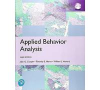 Applied Behavior Analysis – Global Edition – Pearson Education