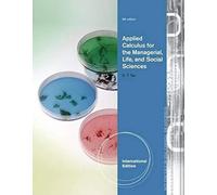 Applied Calculus For The Managerial, Life, And Social Sciences, International Edition