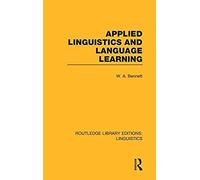 Applied Linguistics And Language Learning