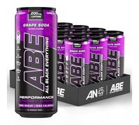 Applied Nutrition ABE Energy + Performance Canettes - Soda saveur raisin - 12 x 330 ml
