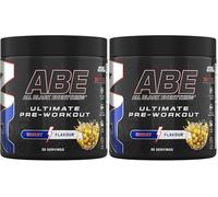 Applied Nutrition ABE Pré-Entraînement - All Black Everything Poudre Pre Workout à Base de Citrulline, de Créatine et de Bêta-Alanine, Énergie (375 g (Lot de 2), Energy Flavour)