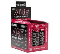 Applied Nutrition ABE Pump Shot Saveur Cherry Cola, Formule Sans Stimulants, avec L-Citrulline, L-Arginine, Bêta-Alanine et Taurine, Sans Caféine et Sans Sucre, 12 x 100ml