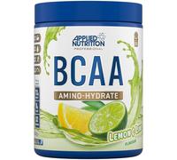 Applied Nutrition Amino-Hydrate BCAA en Poudre, Complément d'Acides Aminés à Chaîne Ramifiée, Poudre d'Acides Aminés Essentiels, Boisson Énergétique (450g, Lemon & Lime)