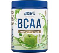 Applied Nutrition Amino-Hydrate BCAA en Poudre, Complément d'Acides Aminés à Chaîne Ramifiée, Poudre d'Acides Aminés Essentiels, Boisson Énergétique (450g, Green Apple)