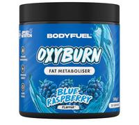 Applied Nutrition BodyFuel OxyBurn Poudre Thermogénique Framboise Bleue 300g, 200mg Caféine par Portion, 30 Portions, Vegan, Métabolisme des Graisses avec Thé Vert et L-Carnitine