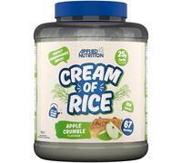 Applied Nutrition Complément de Crème de Riz, Crème de Riz pour Entraînement Riche en Glucides, Source d'Énergie pour Collation, Facile à Digérer, Vegan (2kg, Apple Crumble)