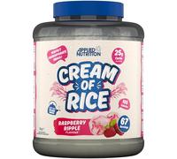Applied Nutrition Complément de Crème de Riz, Crème de Riz pour Entraînement Riche en Glucides, Source d'Énergie pour Collation, Facile à Digérer, Vegan (2kg, Raspberry Ripple)