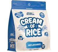 Applied Nutrition - Crème de riz pour entraînement - Riche en glucides, Vegan - 1 kg sans arôme