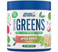 Applied Nutrition Critical Greens - Poudre de Super-Aliments Verts - Poudre de Légumes Verts - Superaliments en Poudre - Végan, Riche en Nutriments (150 g - 30 Portions) (Apple Burst)