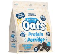 Applied Nutrition Critical Oats Porridge Protéiné, Protéine de Whey, Protéines de Lactosérum en Poudre avec Avoine Complète, Isolat de Protéines ISO-XP, Acides Aminés (600g, Cookie & Cream)