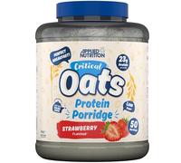 Applied Nutrition Critical Oats Porridge Protéiné, Protéine de Whey, Protéines de Lactosérum en Poudre avec Avoine Complète, Isolat de Protéines ISO-XP, Acides Aminés (3kg, Strawberry)