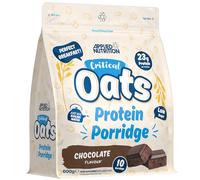 Applied Nutrition Critical Oats Porridge Protéiné, Protéine de Whey, Protéines de Lactosérum en Poudre avec Avoine Complète, Isolat de Protéines ISO-XP, Acides Aminés (600g, Chocolat)