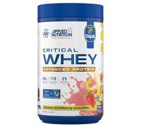 Applied Nutrition Critical Whey (825g) Smoothie à la banane Chiquita et à la fraise - Protéines - Mélange de protéines de lactosérum