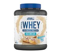 Applied Nutrition Critical Whey Protein Powder 900g - High Protein Powder, Protein Milkshake, Muscle Building Supplement with BCAAs & Glutamine (2kg - 67 Servings) (2kg, Cinnamon Bun)