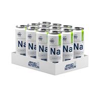 Applied Nutrition Na-11 Boisson Électrolyte Gazeuse, Lime et Cucumber, Sans Sucre, 500mg Sodium, Magnésium et Potassium avec Niacine et Vitamine B12, 12 Canettes x 330ml