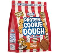 Applied Nutrition Pâte à Biscuits Protéinée, Collation Protéinée, Préparation à Cookies Protéinés, Plus de 22 g de Protéines par Portion, Faible en Calories, 1 kg (1kg, Toffee Biscuit)