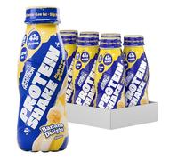 Applied Nutrition Protein Shake Banane en Bouteille, Sans Matières Grasses, à Base de Concentré de Protéines de Lait, Pack de 8 x 500ml, 42g de Protéines