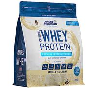 Applied Nutrition Protéine de Lactosérum Essentielle en Poudre 900 g - Protéines Whey, Boisson Protéinée, Compléments Alimentaires pour Sportifs avec BCAA et Glutamine (30 Servings) (Vanilla)