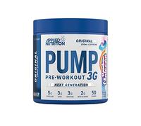 Applied Nutrition Pump 3G Pre Workout, Boisson de Pré-Entraînement, Booster Musculation, Énergie, Concentration et Performance (375g (Pack of 1), Rainbow Unicorn)