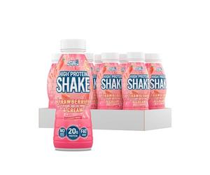 Applied Nutrition Ready To Drink High Protein Shake Strawberry & Cream 8X330ml