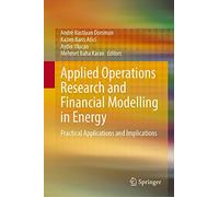 Applied Operations Research And Financial Modelling In Energy