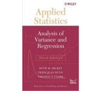 Applied Statistics: Analysis of Variance and Regression Mickey, Ruth M., Dunn, Olive Jean, Clark, Virginia A. (Auteur)