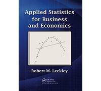 Applied Statistics For Business And Economics