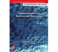 Lori Seward – Applied Statistics in Business and Economics: 2024 Release ISE – Anglais – Broché