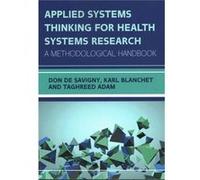 Applied Systems Thinking For Health Sys De Savigny, (Auteur)