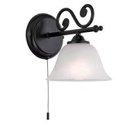 Applique A 1 Lumière Fer Forgé Noir Classique Collection GL1567